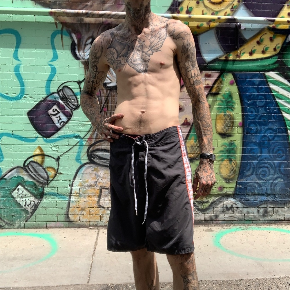 Vintage nikes men board shorts